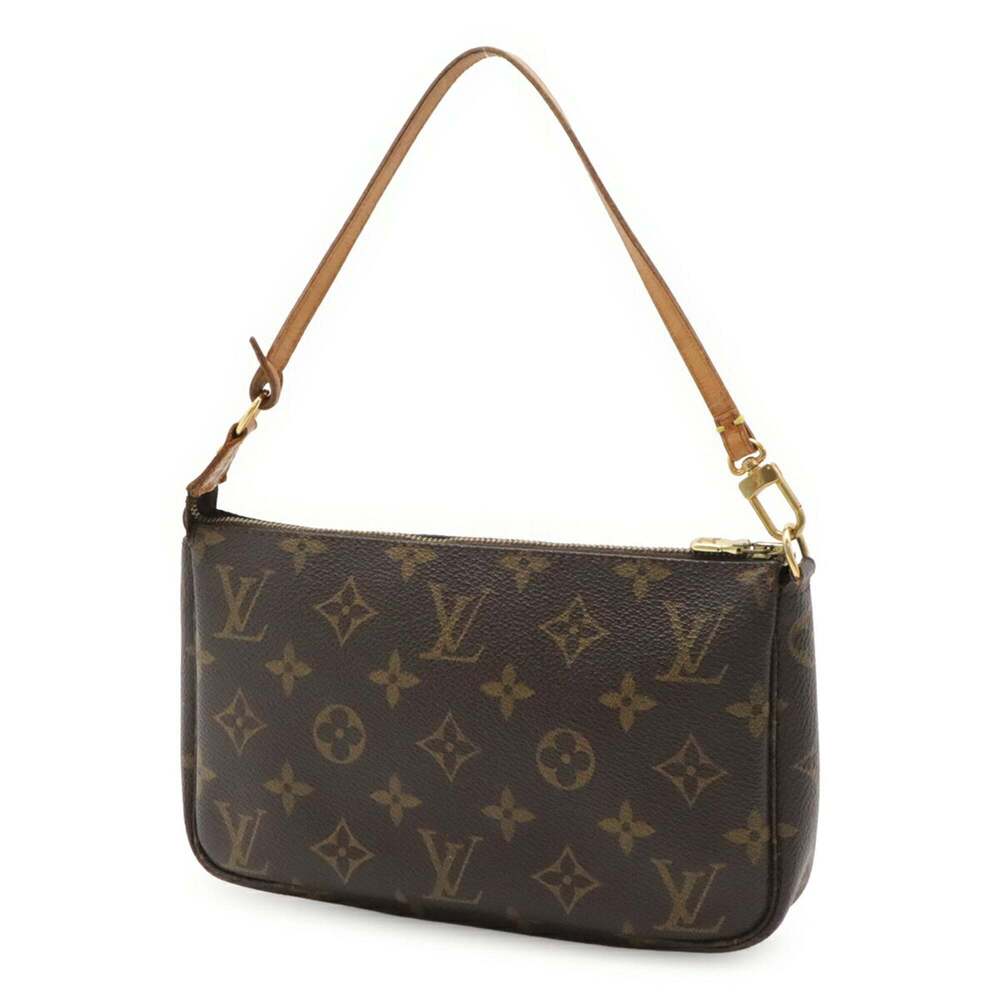 LOUIS VUITTON Brown Monogram Pochette Pouch - Picture 3 of 10